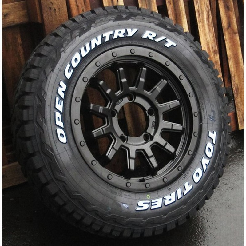 ジムニー Jb23 Jb64 Ja11 Ja12 Ja22 タイヤホイール 16インチ Toyo Open Country Rt ホワイトレター 185 85r16 4本セット 通販 Lineポイント最大0 5 Get Lineショッピング