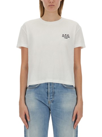 a. p.c. t-shirt with logo