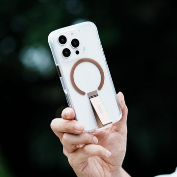 iPhone 16 Pro/Pro Max Eleva 支架磁吸防摔保護殼-古銅金