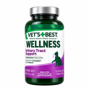 泌尿道/腎臟保健 【Vet's Best 】貓 泌尿道保健 蔓越莓 寵物 泌尿道保健錠 60錠