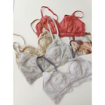 薄如禪意~法式性感超薄網紗無海綿性感顯小文胸舒適無鋼圈內衣