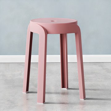 Lalahouse 彩虹圓形椅凳  1個  粉色