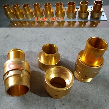 EPS配件 自動料倉鋁快接反插三件套 公頭母頭堵頭2寸快接