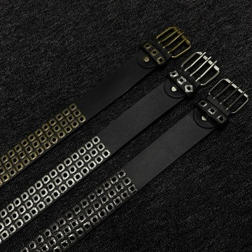 ☆LimeLight☆ 重工 鉚釘 腰帶 皮帶 龐克風 個性 男生皮帶 女生皮帶 小眾 Y2K INS BEL-049