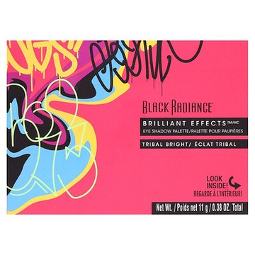 Black Radiance, Brilliant Effects 眼影盤，Tribal Bright，0.38 盎司（11 克）