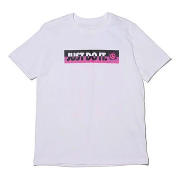 Nike Sportswear Letter Printing Sports Male White