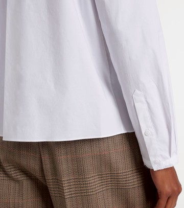 Dorothee Schumacher Pure Power bow-detail cotton-blend poplin blouse