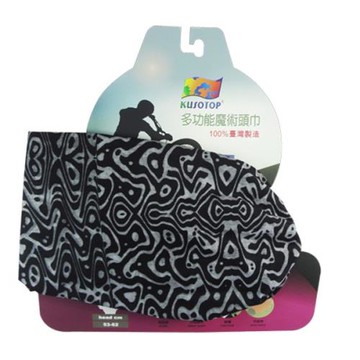 KUSOTOP多功能百變魔術頭巾-原創系列HW005