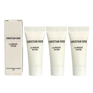 Dior 迪奧 極淨舒緩潔顏慕斯 5ml 旅行小樣(新包裝) X3入組