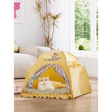 貓窩冬日加厚保暖大尺寸可拆洗封閉式安全感貓咪四季通用寵物帳篷