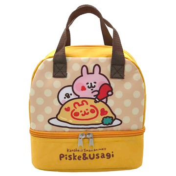 雅迪 卡娜赫拉的小動物 雙層便當袋  黃色  1個