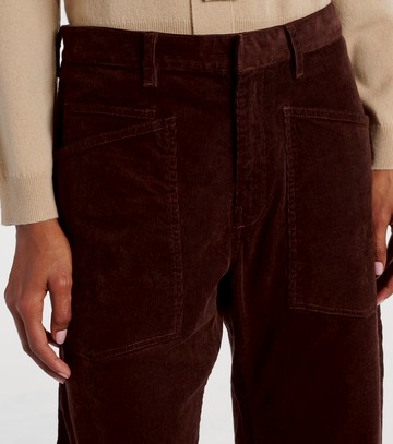 Nili Lotan Shon mid-rise barrel-leg pants