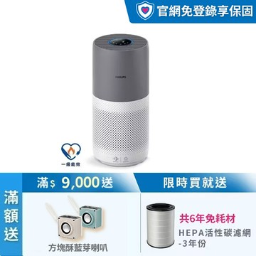 ★限時送三年份濾網★飛利浦抗敏奈米級空氣清淨機(AC2936/86)-適用17坪