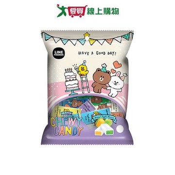 LINE FRIENDS嚼嚼糖芒果蘋果味80G【愛買】