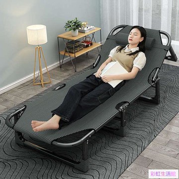 摺疊床午休床家用簡易單人床辦公室成人睡夜班值班神器行軍床躺椅