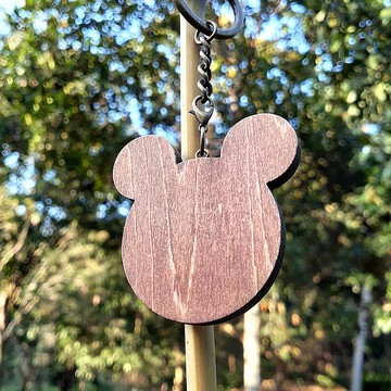 手工木作創意鑰匙圈  生肖_錢鼠