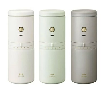 日本 Bruno BHK301 單人 電動 研磨 咖啡機 磨豆機 保溫 保冰 5段研磨 充電式 日本代購
