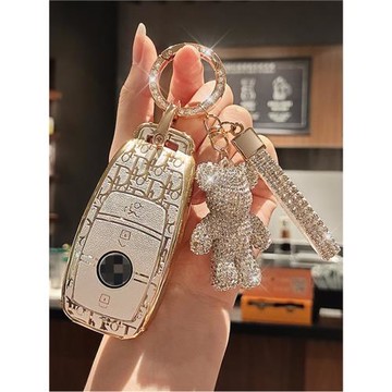 適用于奔馳C200鑰匙套A級E級C級GLB220/C260L/e300l GLA200包殼女