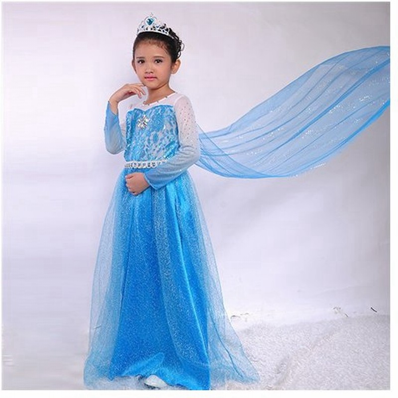 W69 ディズニープリンセス キッズ エルサ ワンピース なりきりワンピース プリンセスドレス 子どもドレス プリンセス キッズドレス 女の子 通販 Lineポイント最大get Lineショッピング