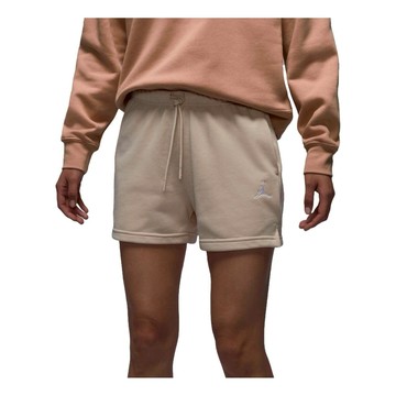 (WMNS) Air Jordan Brooklyn Fleece Shorts Asia Sizing 'Light Brown'