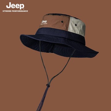 防曬漁夫帽 釣魚帽 登山帽 遮陽漁夫帽 JEEP防曬夏季遮陽帽戶外紫外線