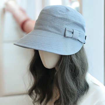 棉麻蝴蝶結休閒漁夫帽904931