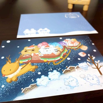 平安夜 - 聖誕明信片 - 系列9