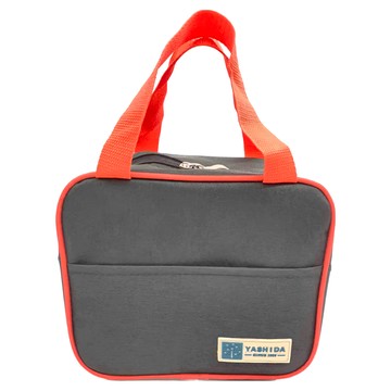 Yashida 方型保溫保冷袋 尼龍布+鋁箔  黑色  1個