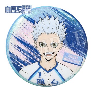 白阿尼現貨｜正版授權｜排球少年 S3幻彩拉絲徽章｜排球少年徽章 星海光來徽章  星海徽章 星海吧唧 歐台 星海光來周邊
