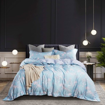 Pure One - 吸濕排汗天絲-芙里安-單人床包被套組(含床包*1+被套*1+枕套*1)