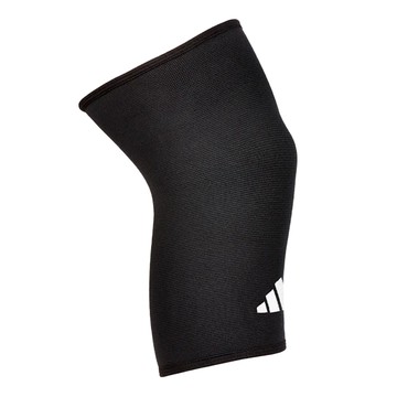 adidas 愛迪達 彈性透氣運動護膝  L  黑色  1個