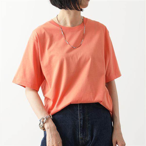 DRIES VAN NOTEN Tシャツ  ジャージー×オーガンザ ピンク Dries Van Noten Pink cotton T-shirt with bow | TheDoubleF