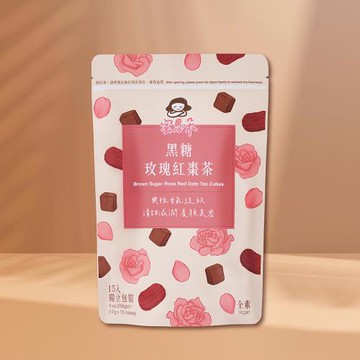 【蜜思朵】黑糖玫瑰紅棗茶(17gx15入/袋)｜黑糖茶磚