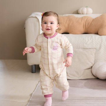 簡約比得長袖前開扣兔裝