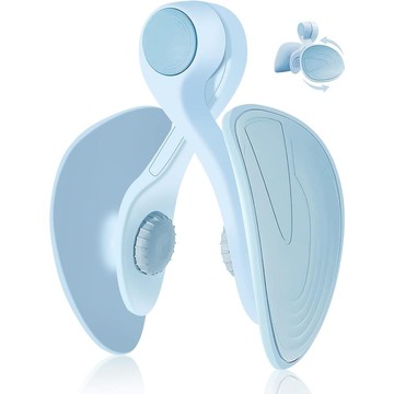 【日本代購】FFOGG 內轉肌＆骨盆底肌鍛鍊器｜12KG 運動輔助夾｜幫助內側肌肉鍛鍊｜適合日常臀腿運動 天空藍