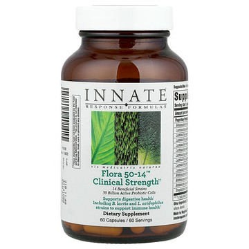 Innate Response Formulas, Flora 50-14™，科學證明優效配方，60 粒膠囊