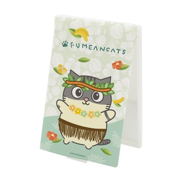 【黃阿瑪的後宮生活】折疊化妝鏡（小）-夏日系列 柚子 （6.5*9.3*0.5cm）_廠商直送