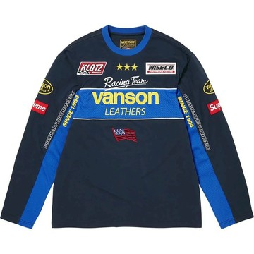 SS26 Week1 Vanson Leathers® L/S Top 長袖 聯名 黑 紅 藍 上衣 長T