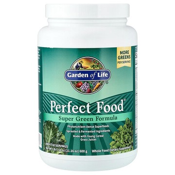 Garden of Life, Perfect Food®，Super Green 配方，21.16 盎司（600 克）