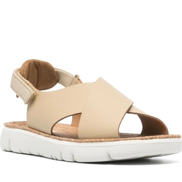 CAMPER LASTED SANDALS MEDIUM BEIGE 米白色女款鞋子