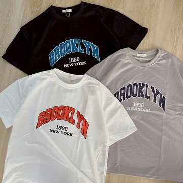 【MasCool 】BROOKLYN撞色短袖 短T 短袖TEE 短踢 素踢 落肩 T恤 T-SHIRT 寬鬆