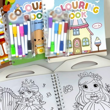 Baby童衣 兒童卡通著色本 幼稚園學童趣味畫書 男女童塗鴉繪本 幼童啟蒙卡通著色書 11879