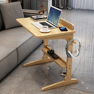 Happylife 實木沙發邊桌 70公分 Y11906