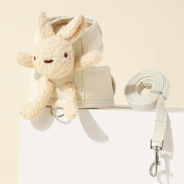 宠物牵引绳工字型猫咪牵引绳卡通玩偶小熊狗狗牵引绳宠物用品py6101