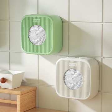 居家家一次性保鮮膜套收納盒神器廚房家用壁掛免打孔抽取式保鮮袋