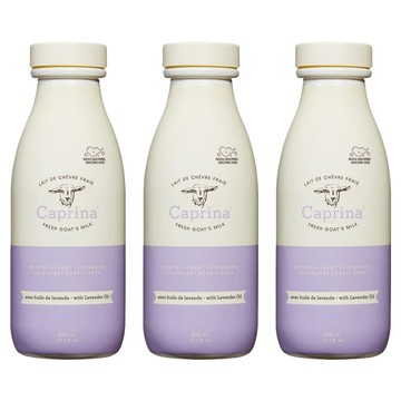 CANUS 肯拿士 Caprina 山羊奶 新鮮山羊奶泡澡沐浴乳 薰衣草  800ml  3瓶