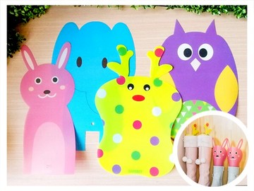 動物造型長靴定型器(一組2入) 長短筒靴子彈力靴撐 輕巧扁平易收納 大象麋鹿兔子貓頭鷹卡通造型靴型維持墊片