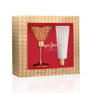 Pepe Jeans London 淑女之夜經典淡香精尊貴禮盒(典藏版)-淡香精80ml+身體乳80ml