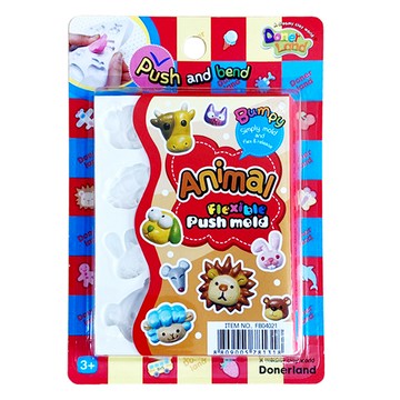 韓國 Donerland - 迷您矽膠黏土模型-可愛動物