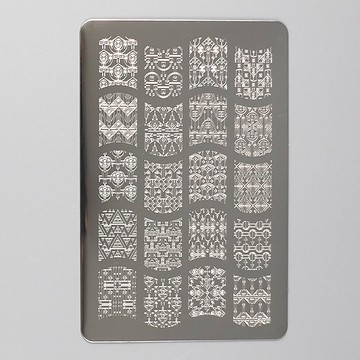 BEnails美甲轉印鋼板 Myth秘思-Wave(大方版)BN008美甲DIY印花板